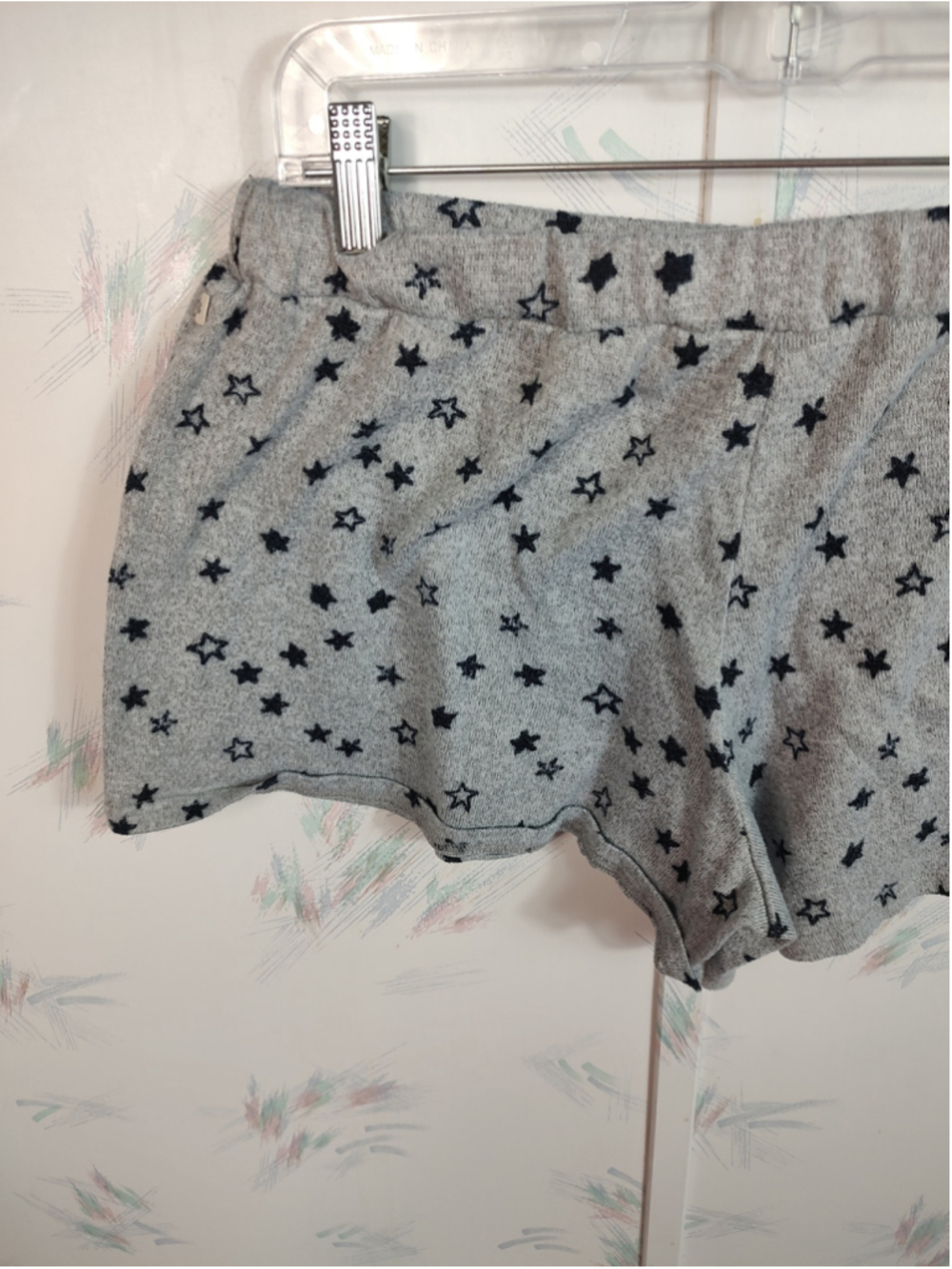 Women's Lucky Brand Star Print Pajama Shorts Grey - Picture 5 of 8